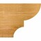 Ekena Millwork Ridgewood Rough Sawn Rafter Tail, Western Red Cedar, 4"W x 10"H x 12"L RFT04X10X12RID00RWR - alternate 3